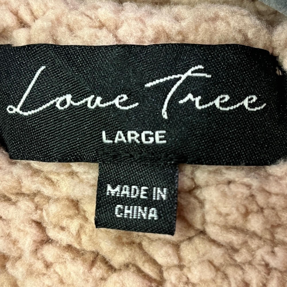 Love Tree Blush Teddy Jacket - Picture 4 of 6